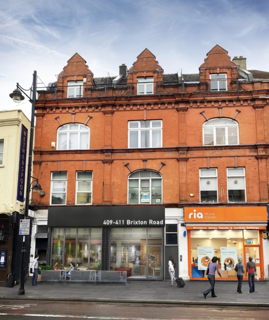External photo of 409-411 Brixton Road, London SW9