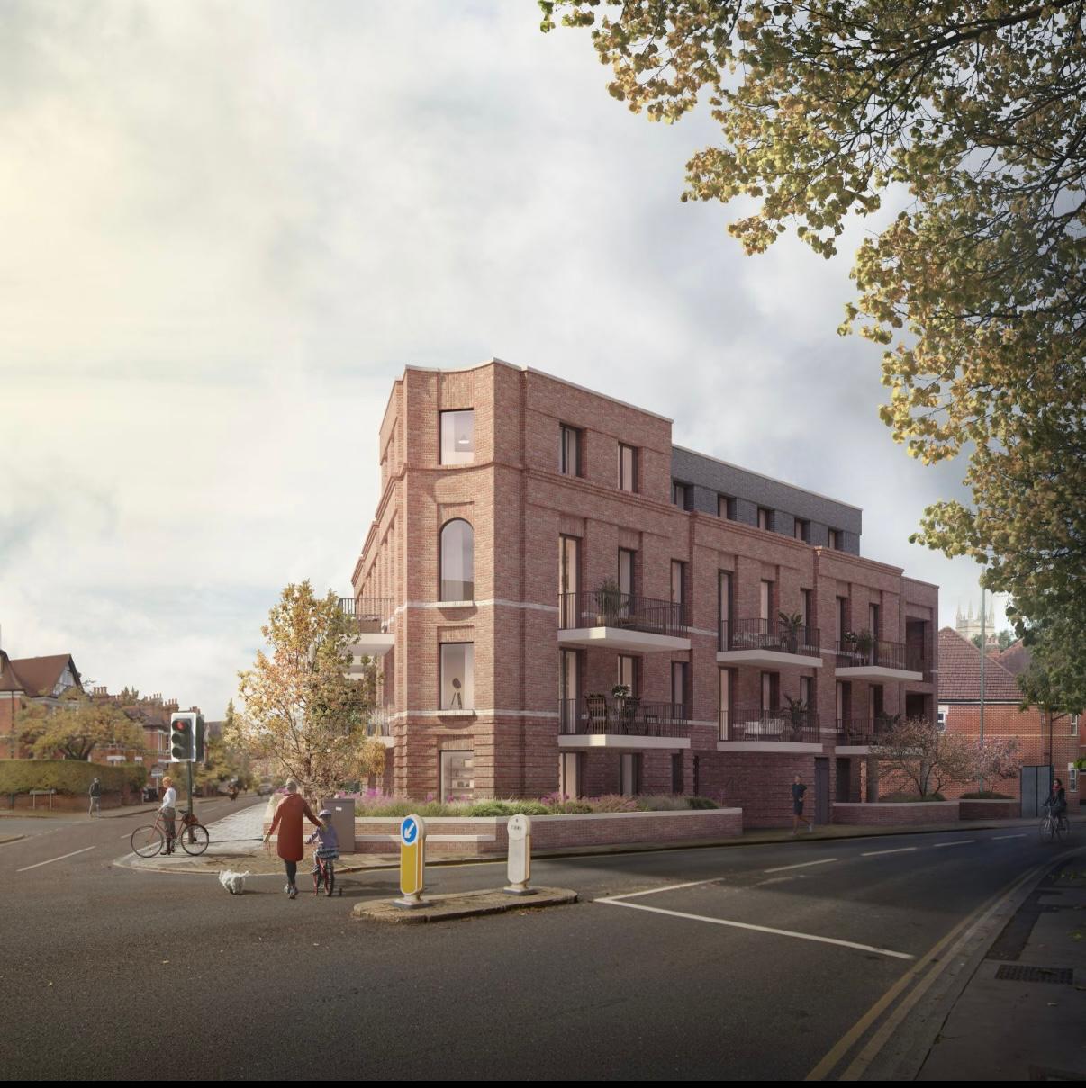 CGI image of 46 Bromley Road development